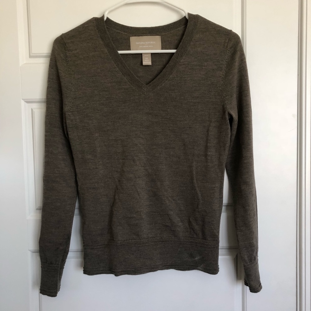 Banana Republic petite XS Wool Sweater